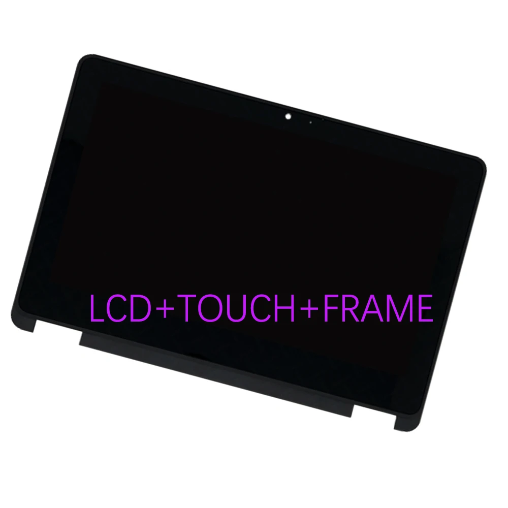 11.6'' IPS LCD For Dell Chromebook 3120 2 in 1 LCD Display Touch Screen Digitizer Assembly with Frame P33T P33T001 1366X768