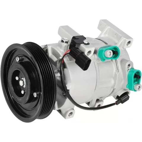 Компрессор кондиционера 97701-1R100 97701-1W600 для Kia Rio/Hyundai Accent 1.6L 2012-2016 12V, автомобильный компрессор кондиционера 6PK