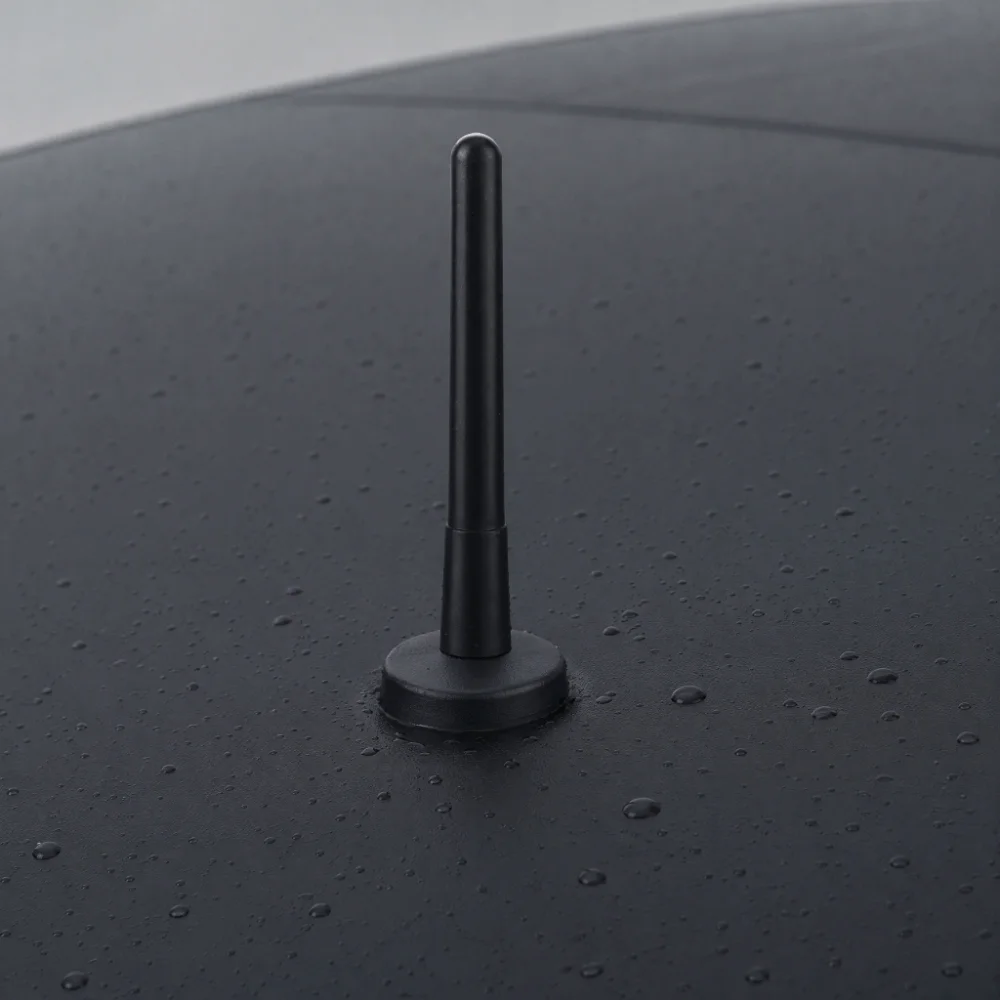Wide Match Black Car Antenna Mast Aluminum Universal Aerial Mast Car Accessories Antenna Car Audio Repair