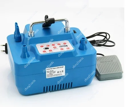 Electric Balloon Pump 800W With Timer Dual Holes Professional Inflator With Memory Function Foot Switch 800W