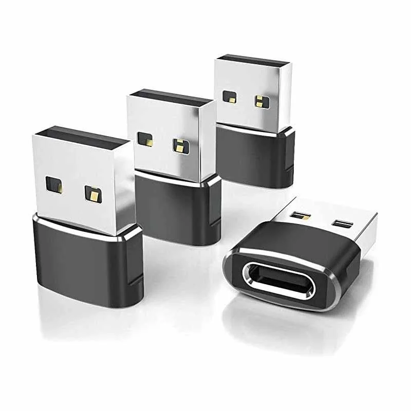 1-5Pcs USB 3.0 To Type C OTG Car Charger Adapter USB Male To Type-C Female Converter Type C OTG Connector For Macbook Laptops PC