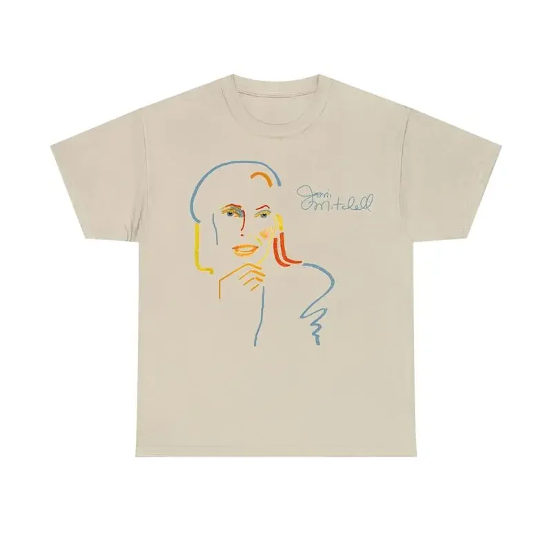 Joni Mitchell Album T Shirt Sand Short Sleeve All Sizes S To 345Xl 1F590