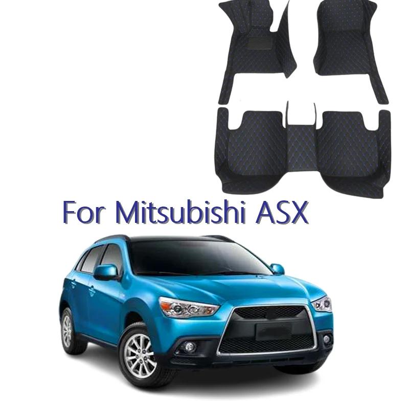 

For Mitsubishi ASX 2019 2018 2017 2016 2015 2014 2013 Car Floor Mats Decoration Auto Accessories Waterproof Covers Leather Rugs