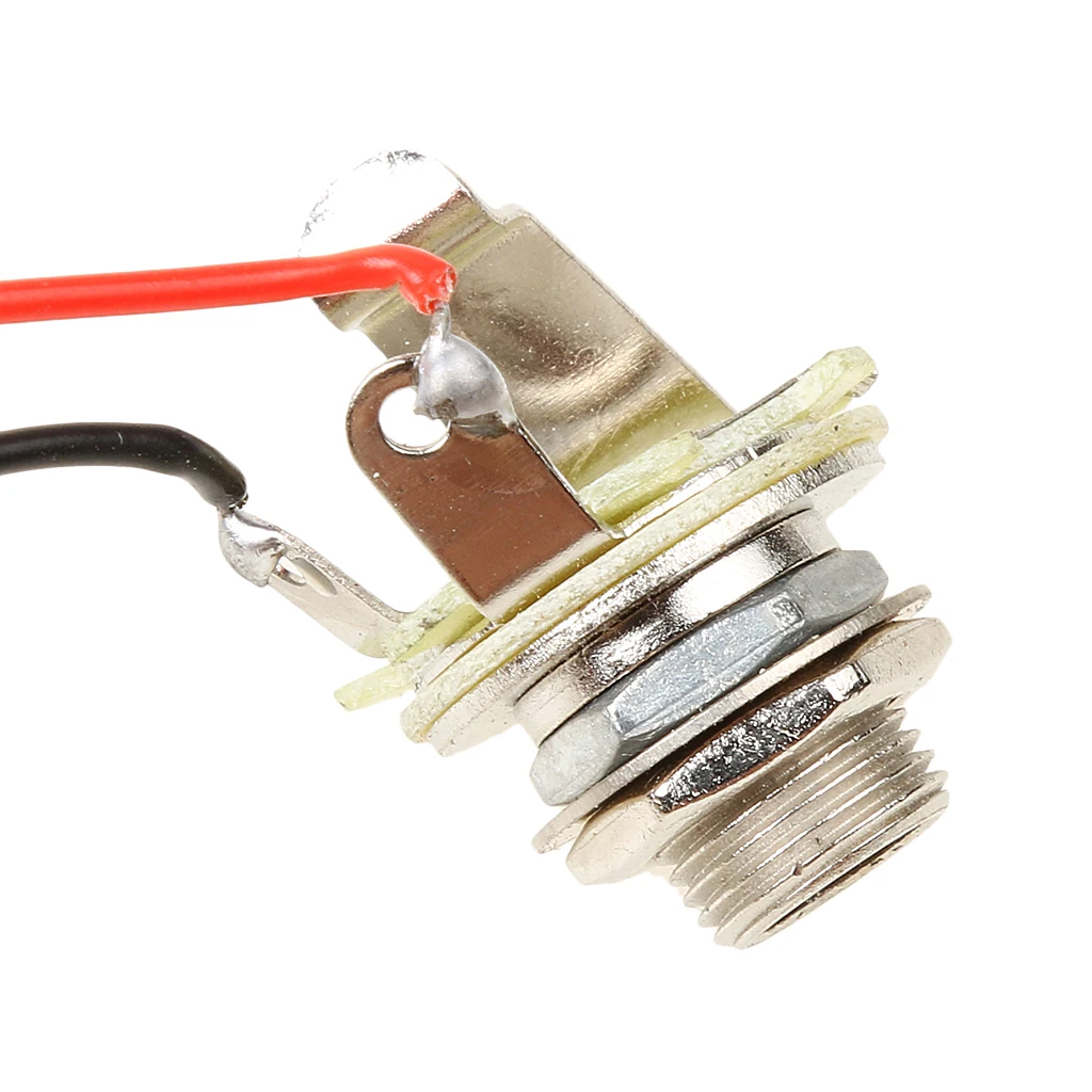 JB Guitar Parts Circuit Wiring Harness 2 Volume 1 Tone 1 Jack for Electric Guitar Setup and Replacement