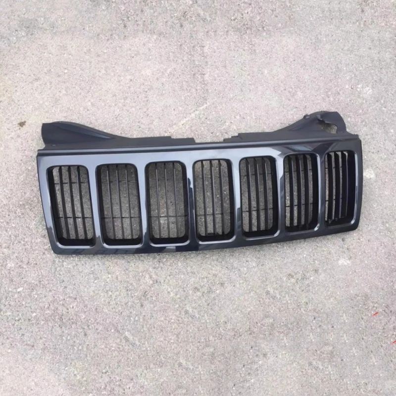 Grille Radiator Grill for Jeep Grand Cherokee WK 2008-2010 Unpainted Front Bumper Net Mask Car Accessories