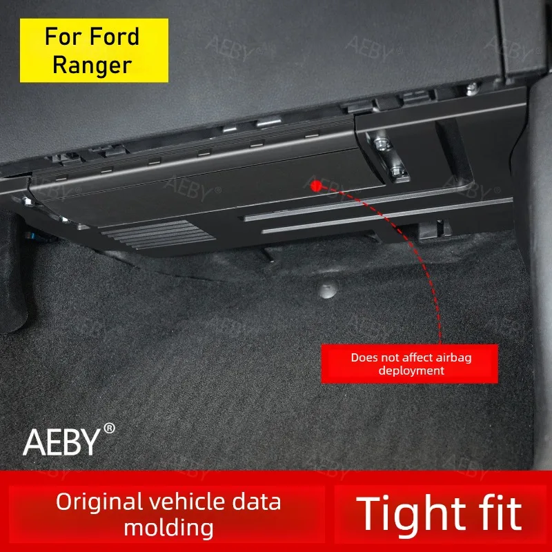 

For Ford Ranger 2022-2026 Passenger kick plate,Circuit Harness Protection Panel,Footwell kick protector,Car interior accessories