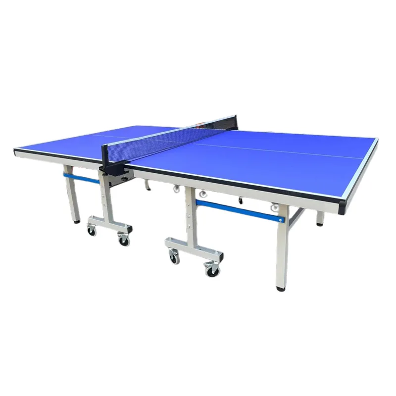 25mm Indoor Foldable Wheeled Mobile Board Table Tennis Table