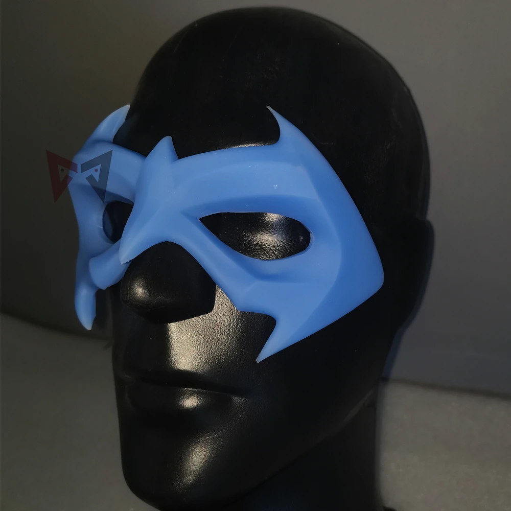 Neue Nightwing Cosplay Prop Eye Patch Maske Blau Farbe Für Halloween Party Weihnachten