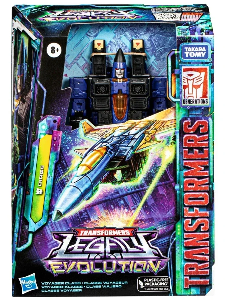 En Stock Hasbro Transformers Legacy Evolution Voyager Dirge figura de acción modelo colección de juguetes Hobby regalo