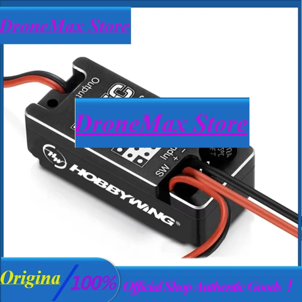 DroMaHobbywing UBEC 10A V2 Full Waterproof Small Regulator Module Supports 2-6S 6v 7.4v 8.4v For Radio-controlled Car Accessorie