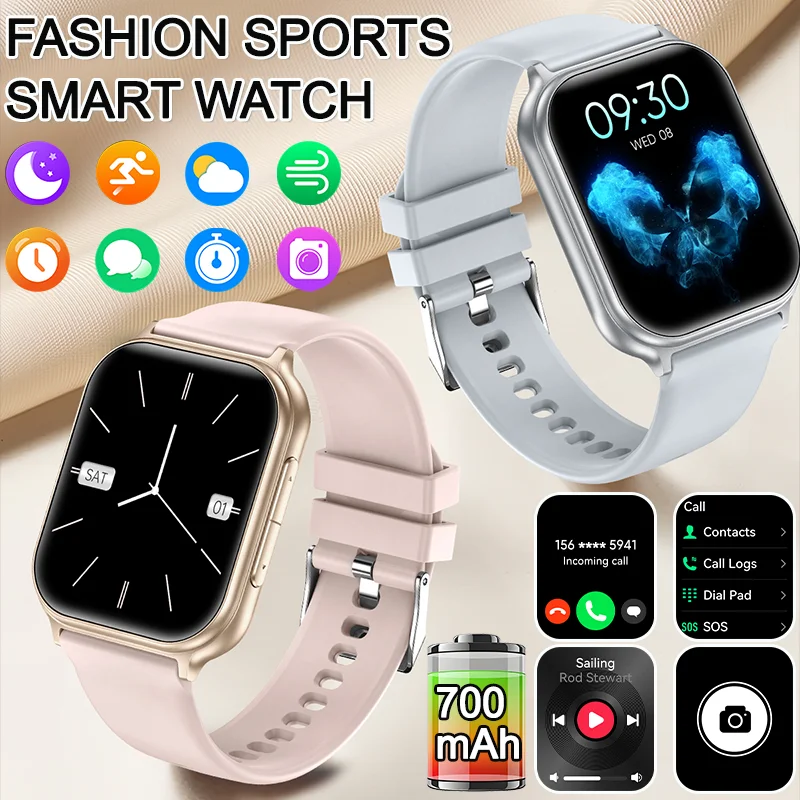 

Новые смарт-часы 2026 года с дистанционным управлением камерой, трекером активности, интеллектуальными напоминаниями, для занятий спортом на открытом воздухе, унисекс, подарок на день рождения