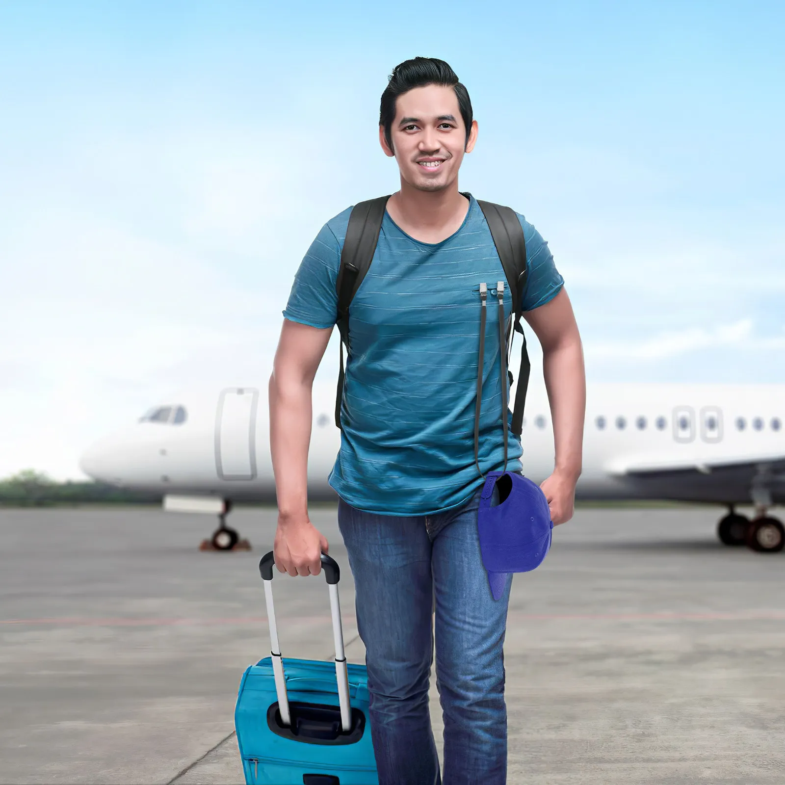 

10Pcs Hat Clips Windproof Caps Holder Travel Outdoor Wide Brim Hat Retainer Clip for Backpack Purse Storage Cap Clips