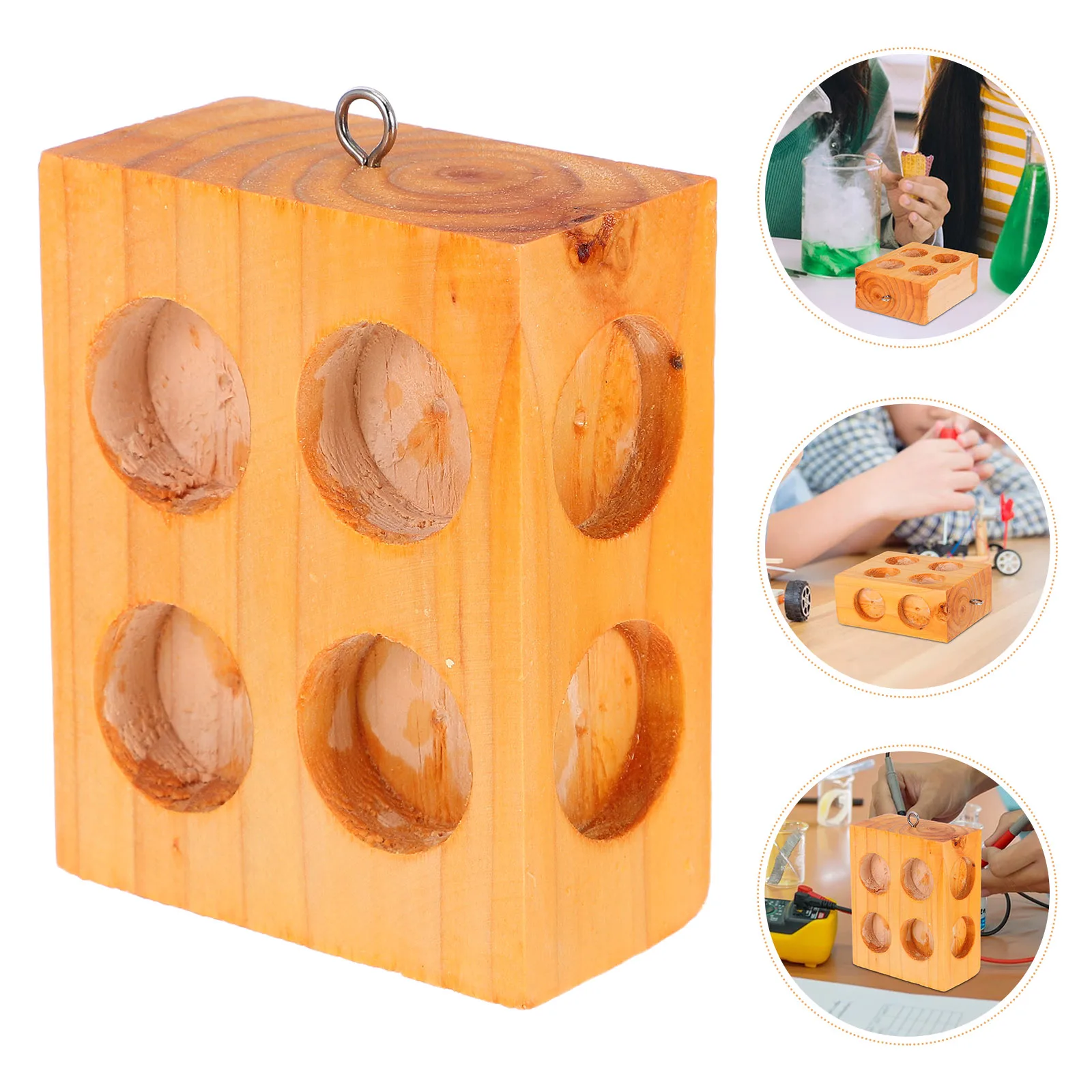 

Solid Wood Slider Gravity Experiment Block Classroom Friction Wedge Diy Physics Car Inclined Plane Dynamics Test