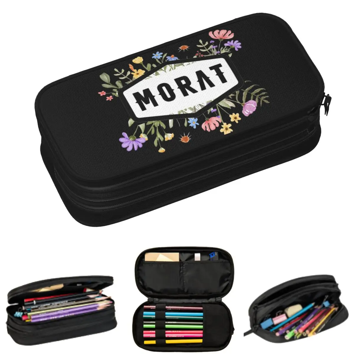Morat Pop Band Tour Music Pencil Cases for Student Gifts Pen Box Pencil Bag Big Capacity Pencil Pouch