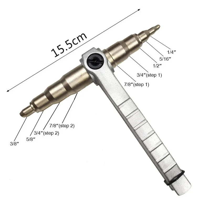 Expansor de tubo de cobre Manual, herramientas de refrigeración y aire acondicionado, herramienta de reparación de refrigerador de aire acondicionado