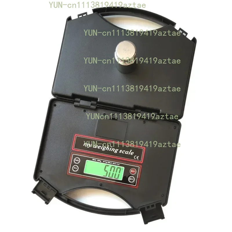 Stable 25kg/1g Portable Electronic Scale Specialized For Express Delivery Packages Portable Kilogram Gram Food G、oz、Lb、ml、g/ml P