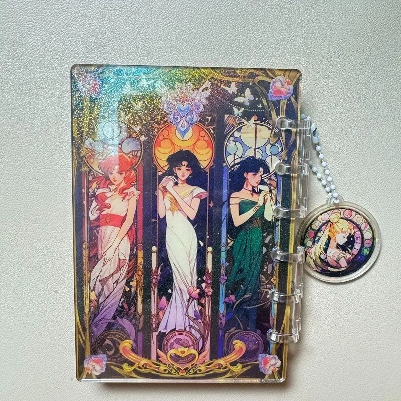 الفتيات القلب A7 الاكريليك يهز ملاحظات اليد ملاحظات فضفاضة ورقة الكتب هدايا ساخنة للطلاب الفتيات رائعة المحمولة كتاب بقعة السلع