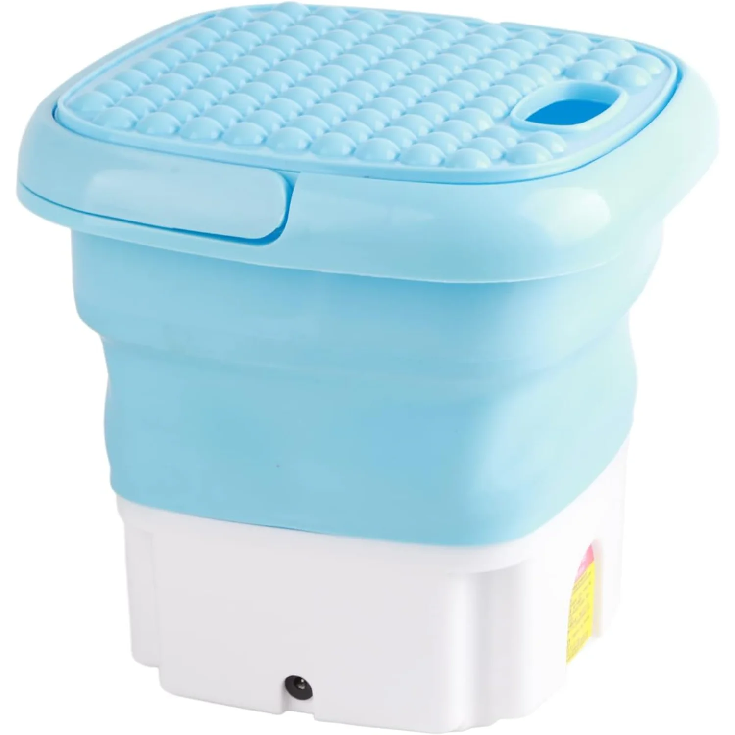 Machine à laver portative, petit déshydrateur pliable de type seau de laveuse, 3 modes de nettoyage en profondeur, lavage semi-automatique, rotation sèche, Drainage