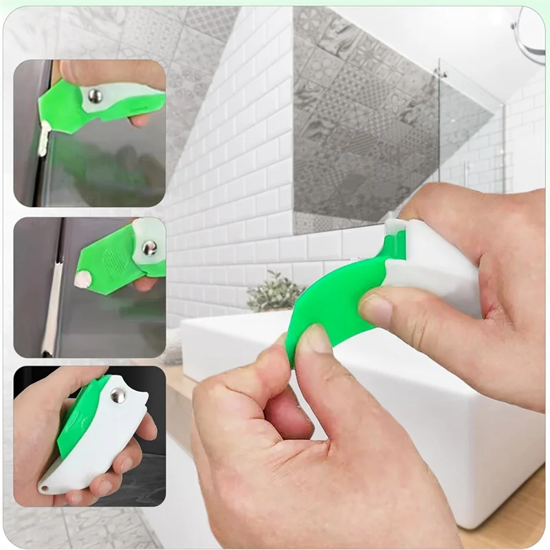 Exquisite-2Sets 9 In 1 Seam Tool, Caulking Tool Kit, Effortless Caulking With Smoothing Finger Finisher Tips,Caulk Finishing Too