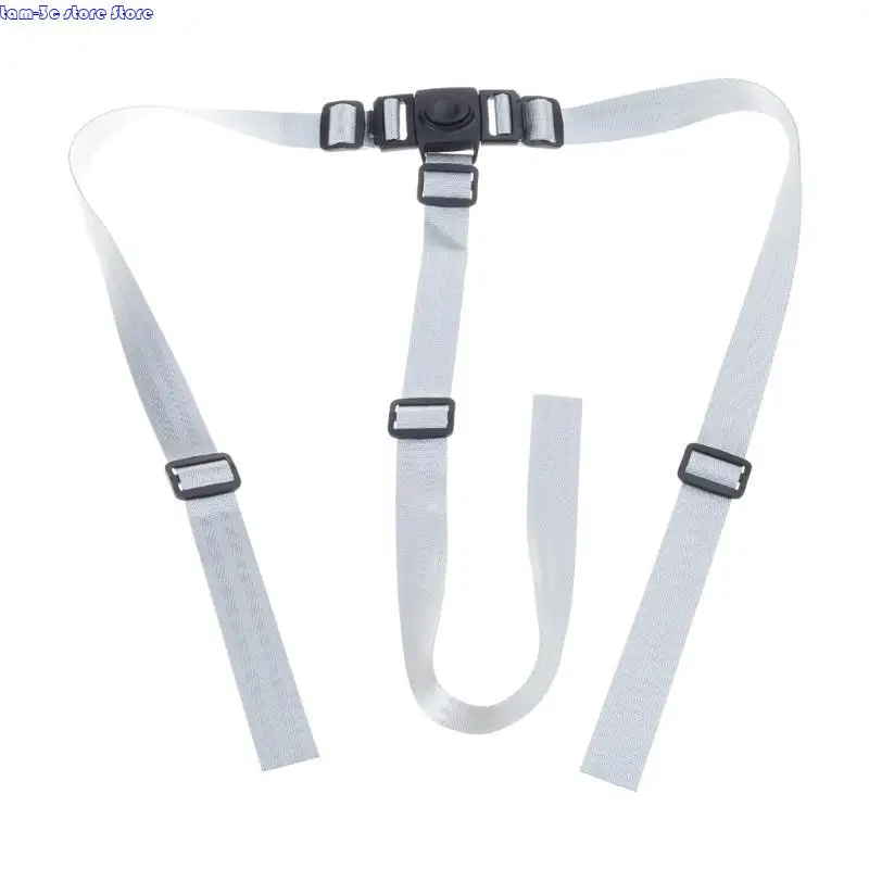 حزام سلامة الأطفال D0UA Polyester 3 نقاط للمقاعد الداعمة.