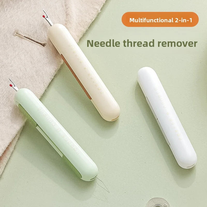 Sewing Thimble Metal - Set di aghi a doppia punta