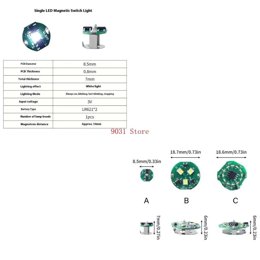 

Эффективная 3V светодиодная плата светодиодов для индивидуальных модулей светильника для освещения
