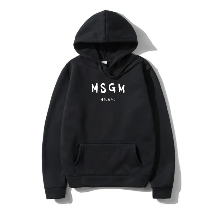 

New Spring And Autumn Men's Letter Printed Sweatshirt Casual Long Sleeve Pocket Hooded Fashion Trend Everything