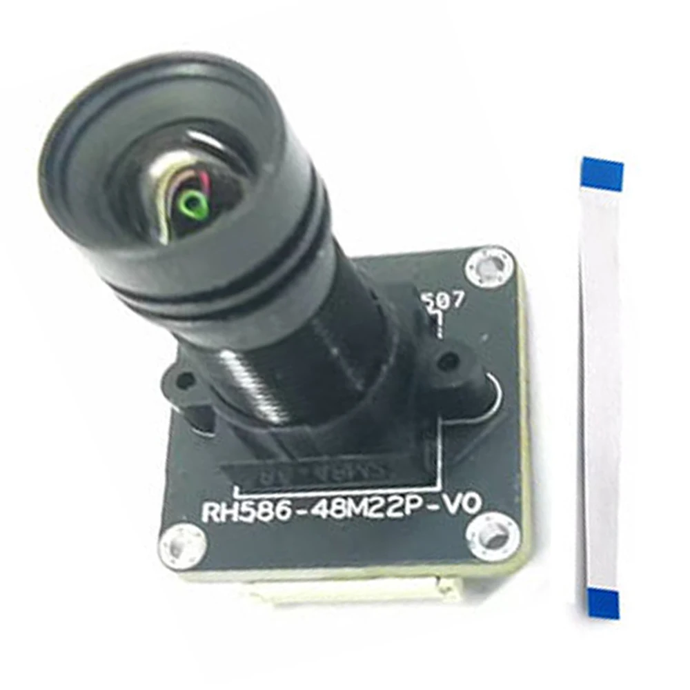 IMX586 وحدة الكاميرا HD 48 ميجابيكسل F1.0 فتحة لا تشويه AF FF MF 79 درجة عدسة 4Lane 22P 0.5 مللي متر الملعب MIPI واجهة