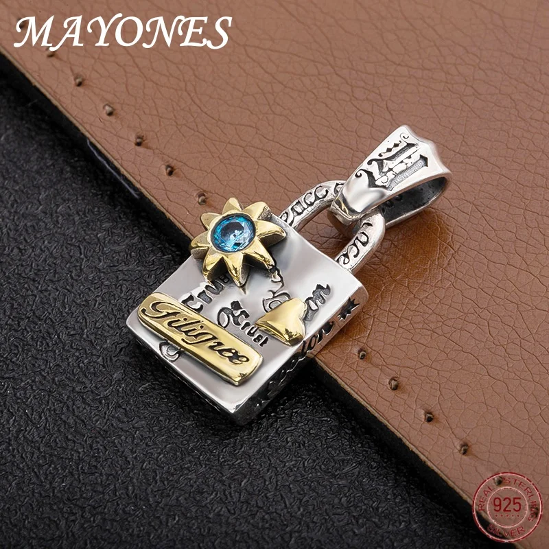 

Кулон в виде граффити из серебра 925 пробы для мужчин и женщин