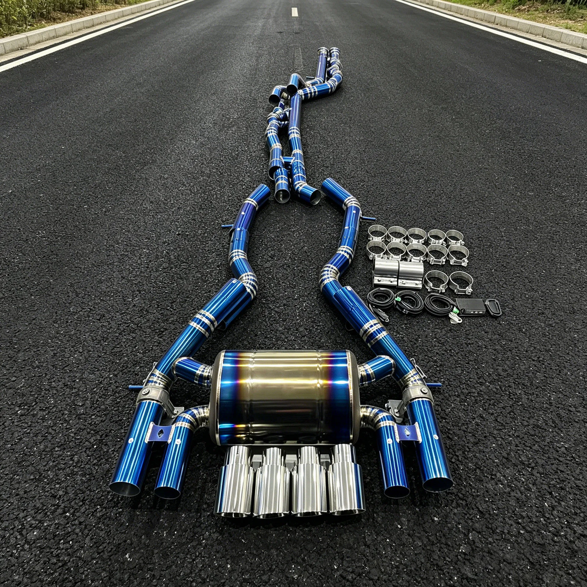 

High-Quality Titanium Valvetronic Catback Exhaust System for BMW G8X G80 G82 M3 M4 Sport Valvetronic Exhaust Pipe Muffler