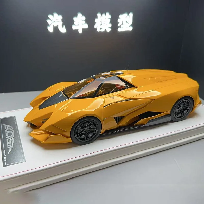 Coche Deportivo Egoista Concept a Escala 1:18, Modelo de Resina de Colección, Adorno de Simulación, Juguete de Regalo de Alta Gama