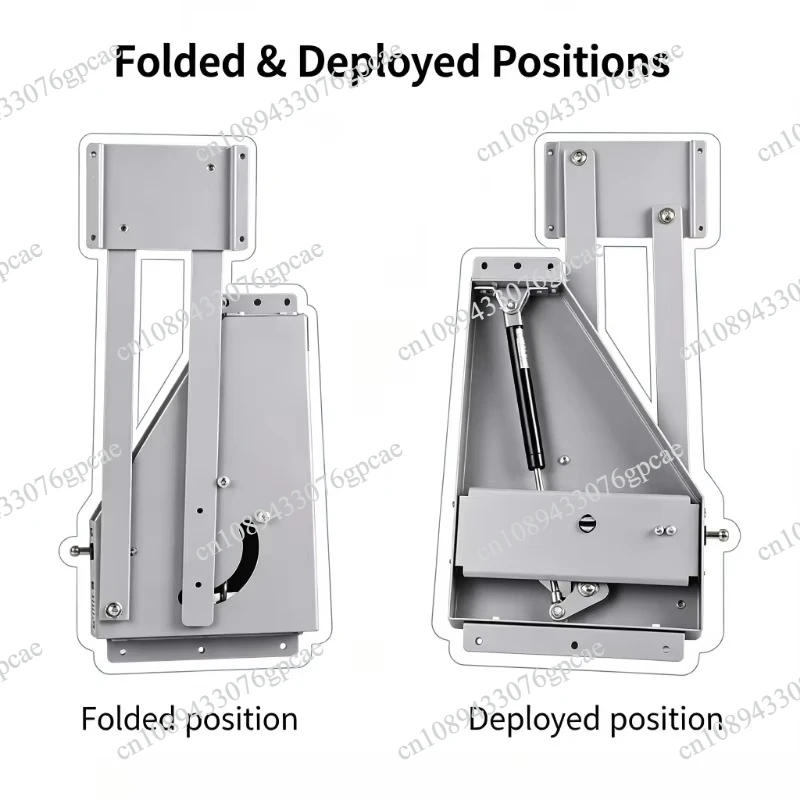 Kitchen Hardware Accessory Damping Cabinet Lifter Bracket Soft‑Close Wall Hanging Cabinet Storage Basket Lifting Mechanism