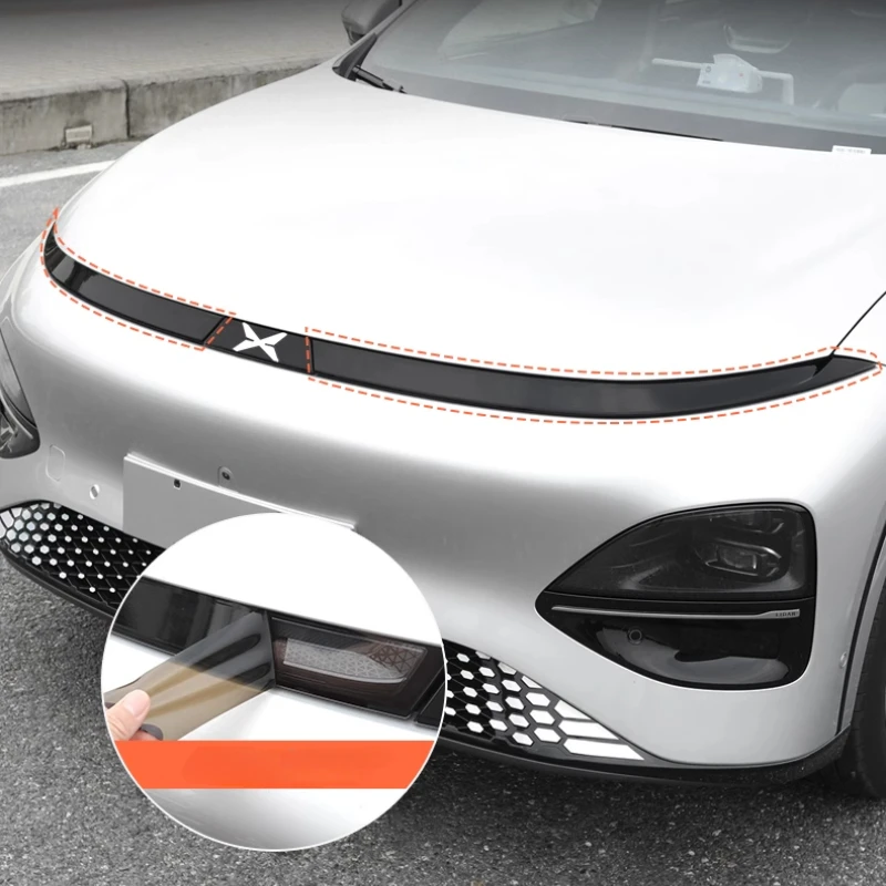 

For Xiaopeng G6 Lamp Film Blackened Lamp Film Front and Rear Car Lights Blackening Color Changing Protective Film Accessories