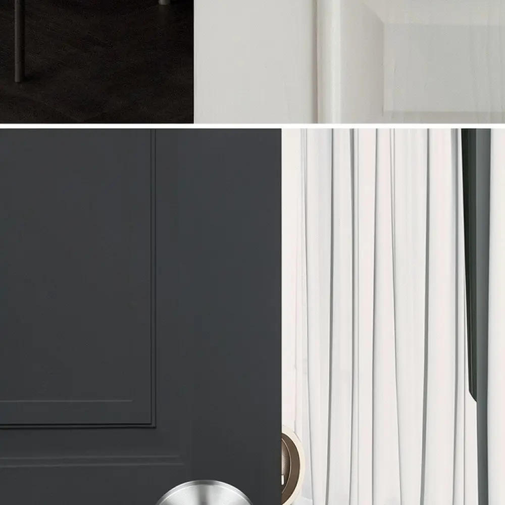 Reliable Three Column Door Handle Lock For Guryi Aluminum Plastic Steel Doors Round Knob Privacy Fixture