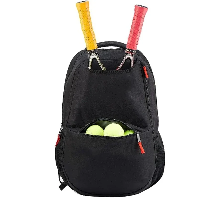 

Crossbody Sports Backpack Tennis Bag for Squash Pickle Ball Paddle - Organizer Travel Gear for Racquet Sports