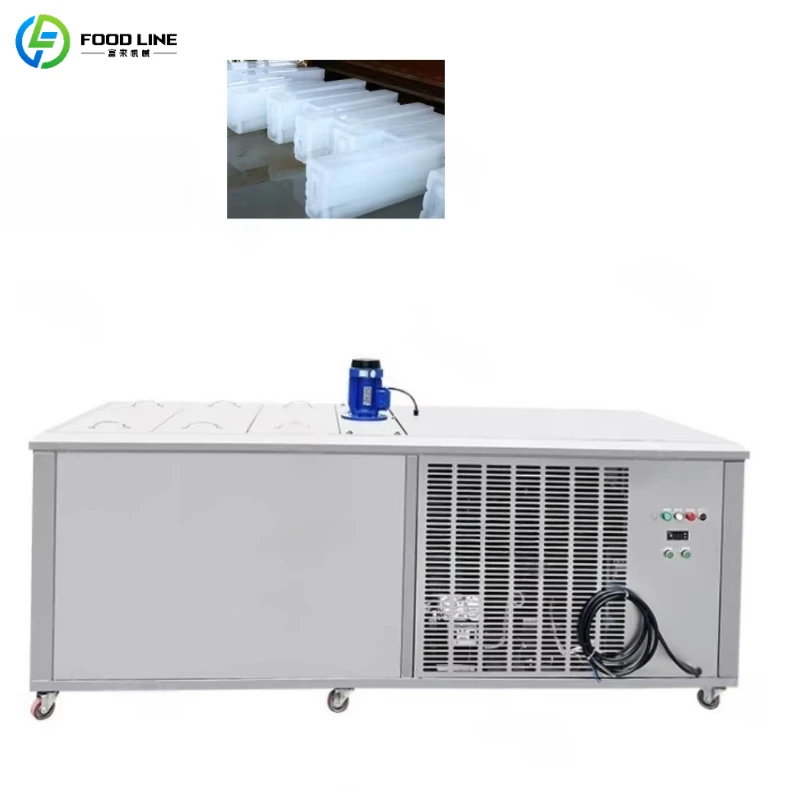 Customized Ice Brick Machine Inverter Industrial Ice Block Making Machine Big Ice Brick Production Use