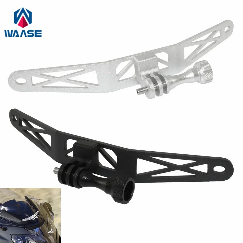 waase For BMW R1200RT R 1200 RT 2014 2015 2016 2017 2018 Front Camera Holder Riding Digital Video Recorder Bracket