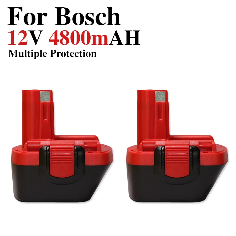 For Bosch 12V 4.8Ah Rechargeable Ni-MH Power Tool Battery BAT043 D70745 PSR12 GSB12 GSR12 BAT038 BAT045 BAT040