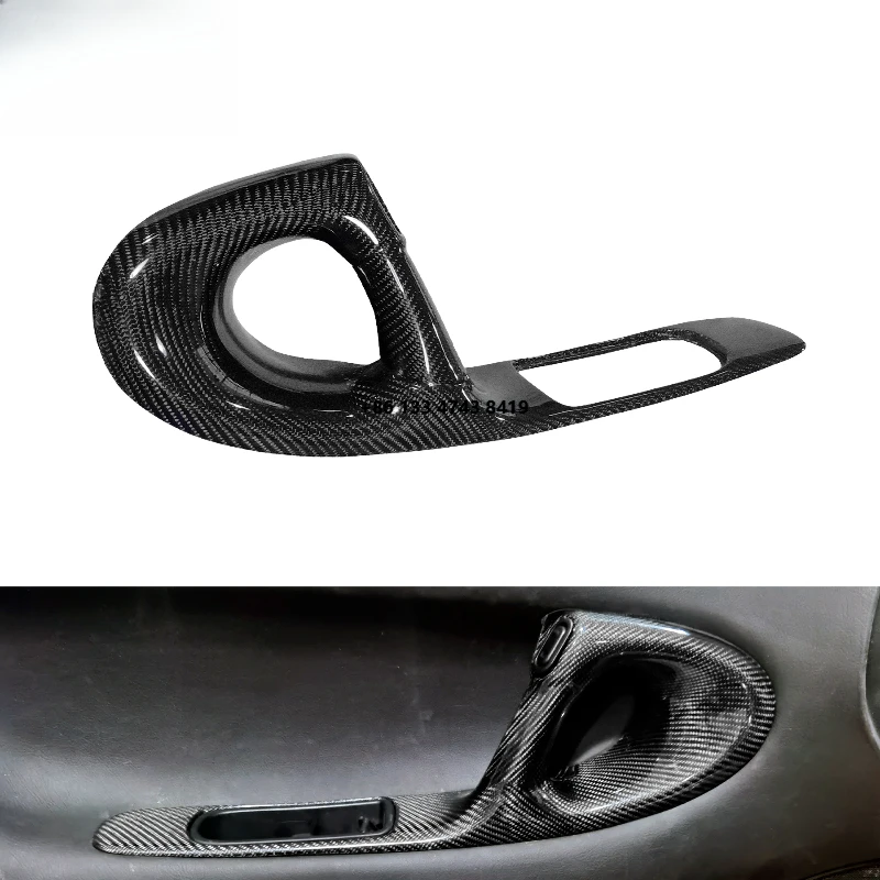 

For RX7 FD3S Right Rudder Interior Door Handle Replacement, Left, Carbon Fiber CF