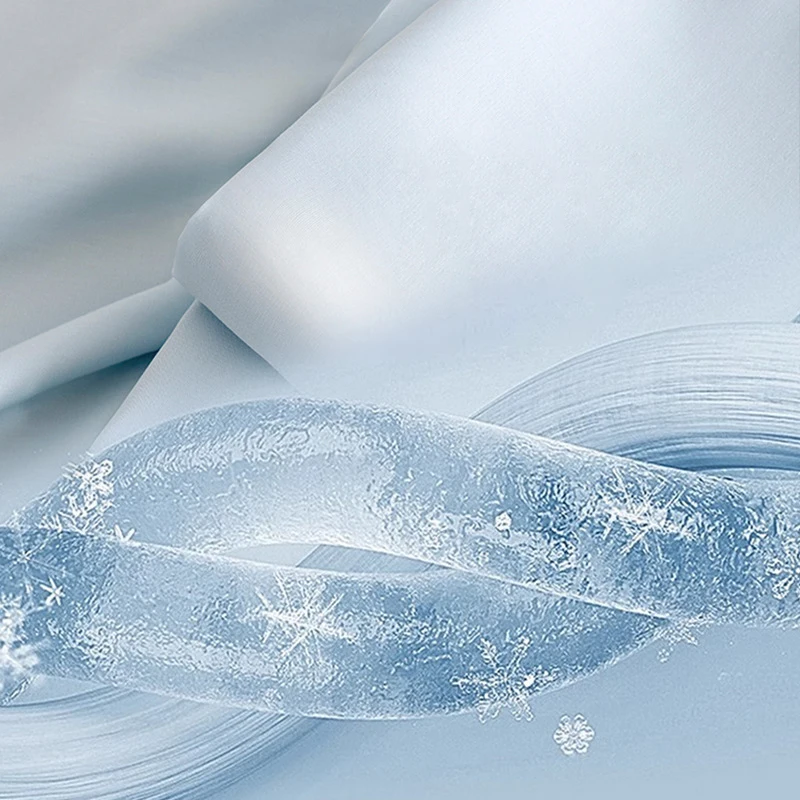 Summer Cooling Satin Bedsheet Breathable Comfortable Ice Silk Fabric Solid Color Flat Sheet Luxury Bedding Sheet No Pillowcase