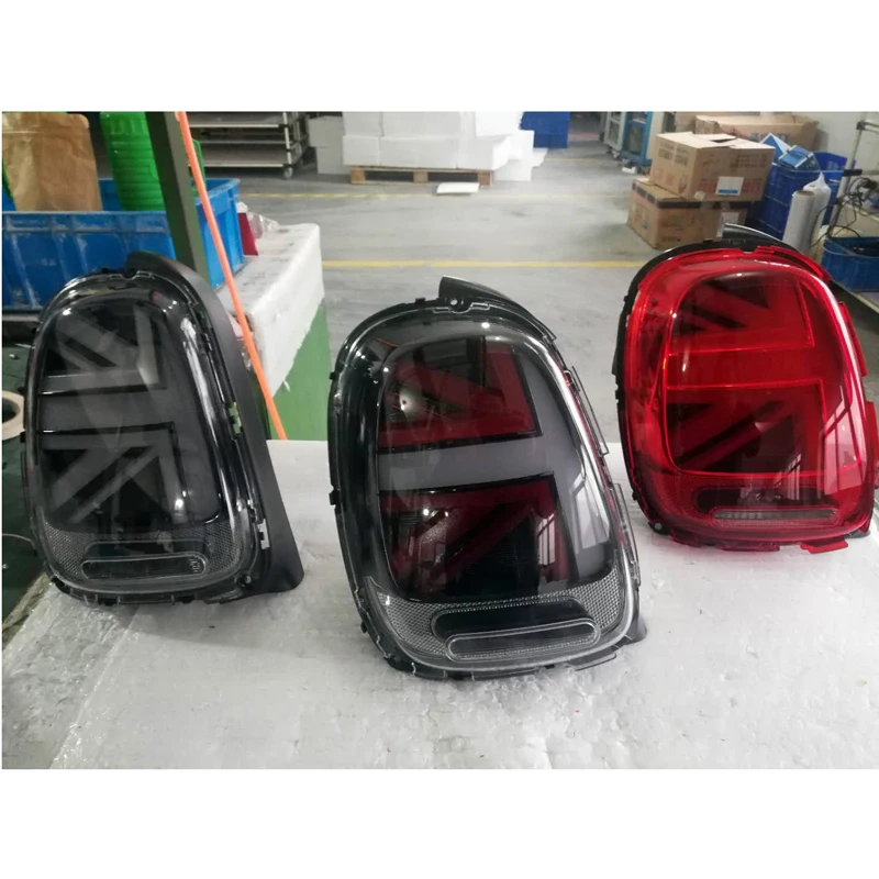 Brand New ABS Material Black Union Jack Style LED Tail Light Replacement part for mini cooper F56 F55 F57 (2 Pcs/Set)