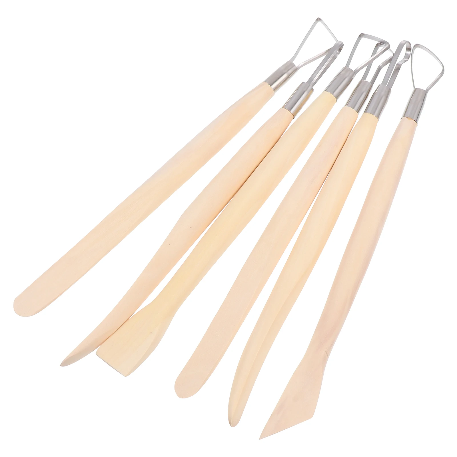 6 قطعة أدوات النحت الطين المقاوم للصدأ نحت مكشطة الطين النمذجة أداة للنحت نحت كشط المبتدئين #6