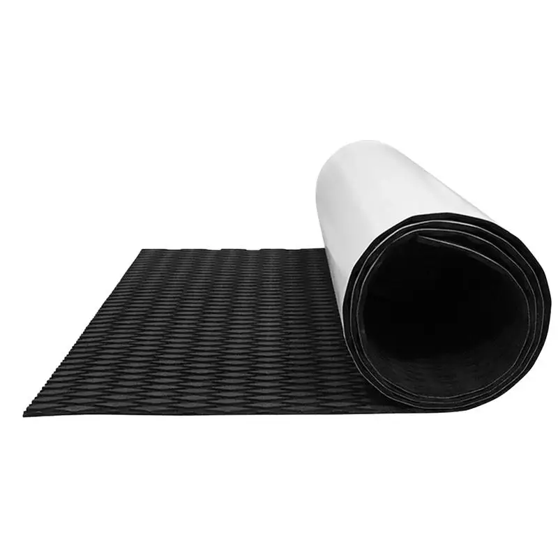 Kayak Traction Pad Boat Flooring Traction Pad Boat Deck Mat Self-Adhesive Flooring EVA Foam Trimmable Sheet Non-Slip Decking Pad