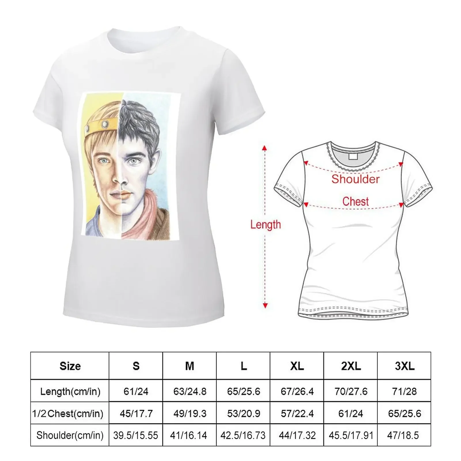 Two sides of the same coin T-shirt tees lady clothes oversized t shirts for Women