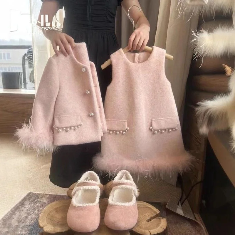 ensemble-jupe-et-gilet-rose-style-elegant-pour-enfants-tenue-de-fille-chic-nouvelle-collection-printemps-automne-costume-tendance