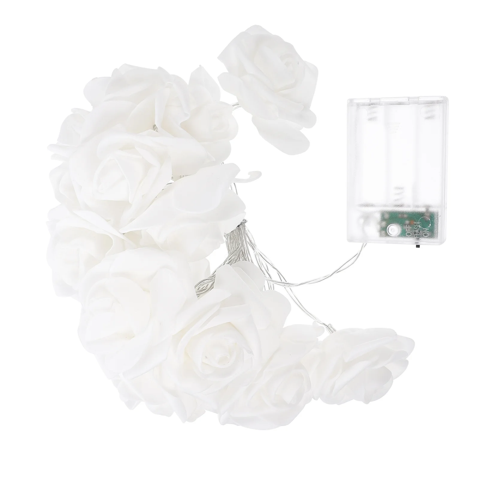 

1Pcs Holiday String Light Rose Flower Lamp for Christmas Valentine Day Proposal Party Decor Festive Garden