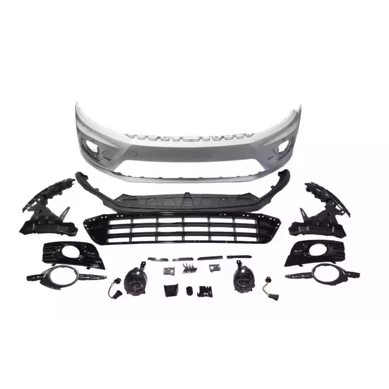 

Unpainted Car Front bumper for Volkswagen vw Passat cc 2013-2018 modified bottom grille fog lamp frame