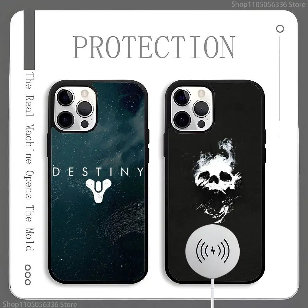 

D-Destiny 2 Game Phone Case For Magnetic Wireless Charge Cover For iphone 16 15 14 13 12 11 Pro Max Plus Coque