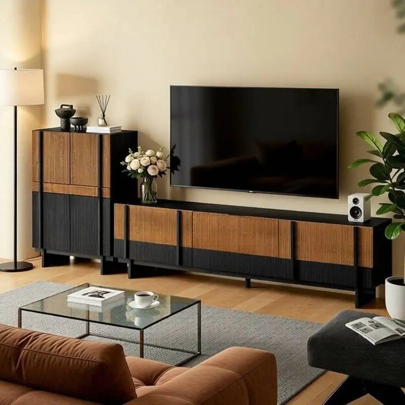 

Design Vintage Tv Cabinet Long Brown Italian Living Room Tv Cabinet Lounges Storage Nordic Szafka Pod Telewizor Furniture Home