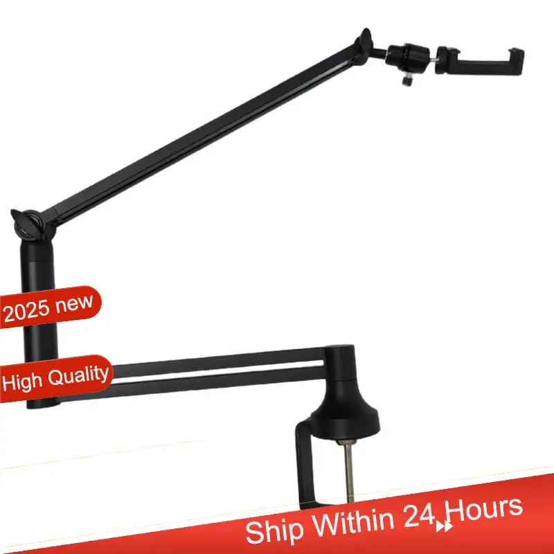 ~【A48T CHAUD】 Bras de flèche de microphone réglable Support de microphone pliable en forme de ciseaux Support de microphone de jeu